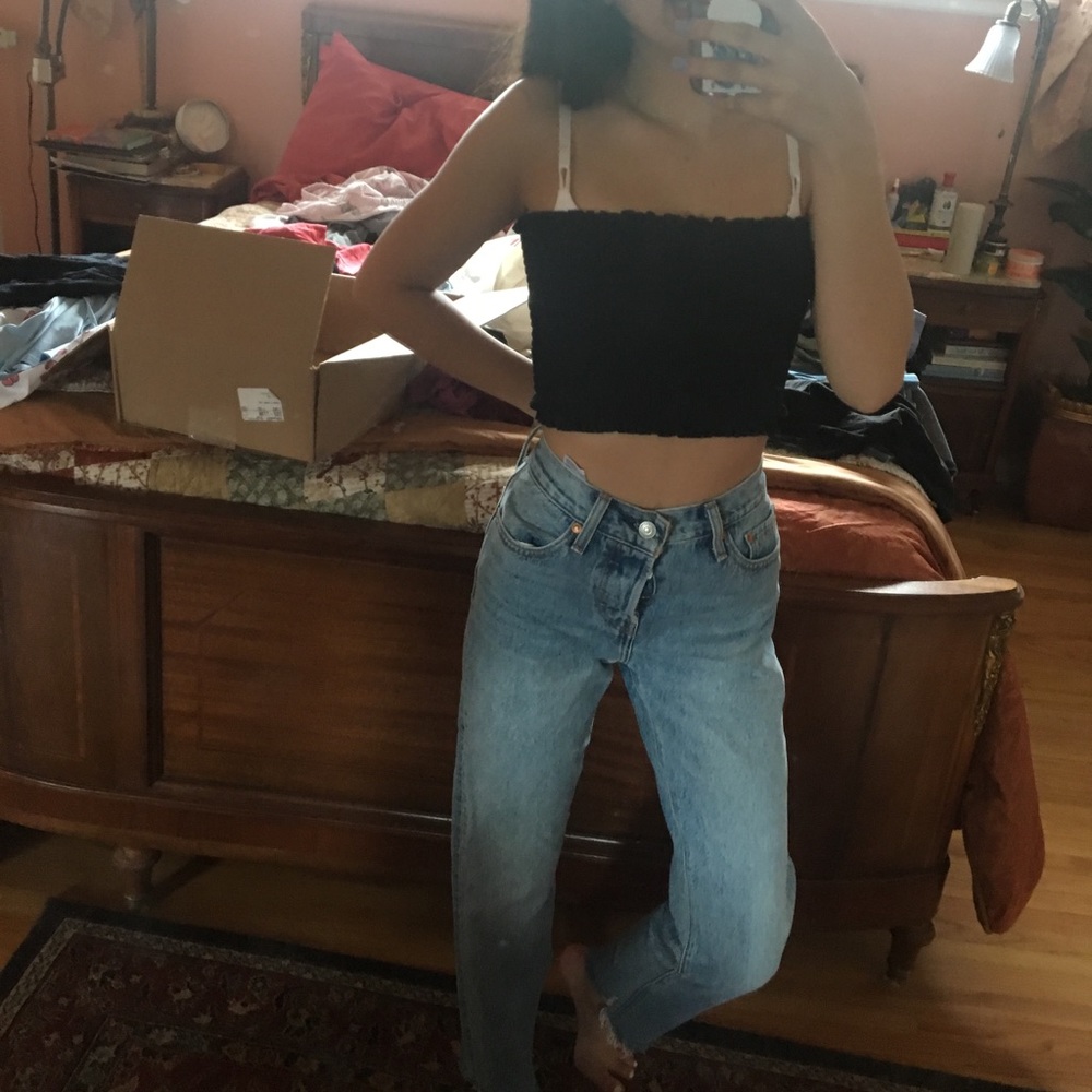 high wedge levi’s